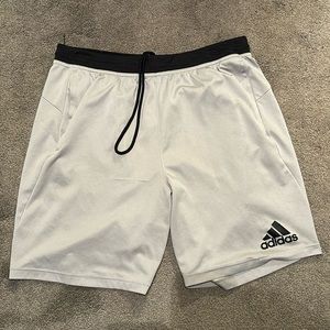 Large light grey adidas shorts